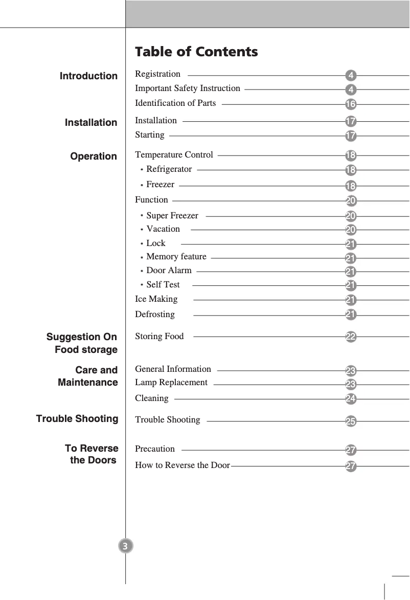 Página 1 del manual Manual de usuario LG GB3129TIKK