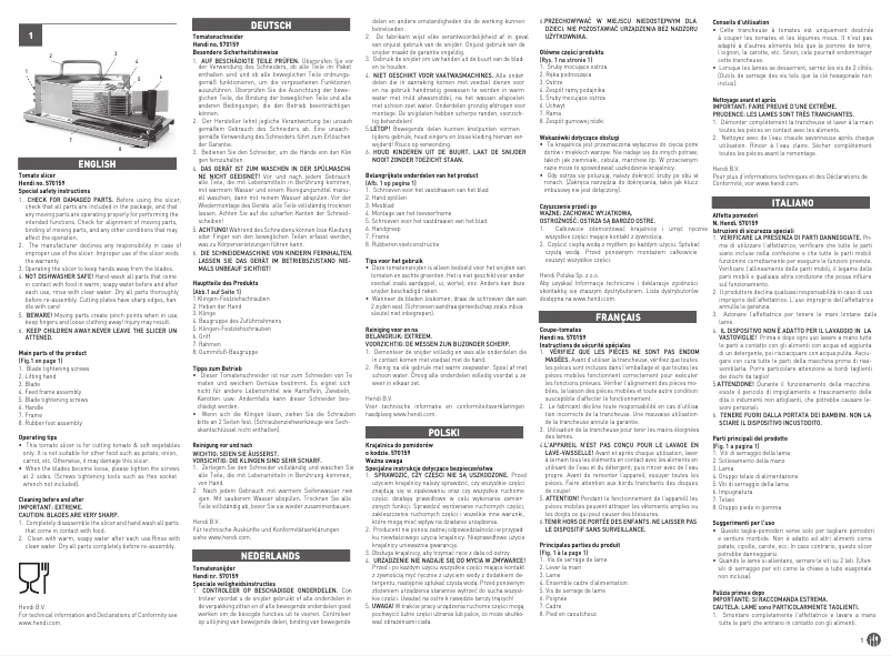 Image de la première page du manuel de l'appareil 570159