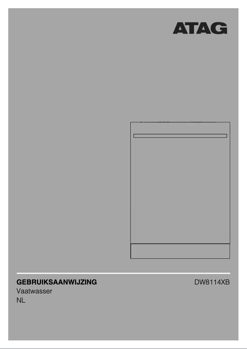 Page 1 de la notice Manuel utilisateur Atag DW8114XB
