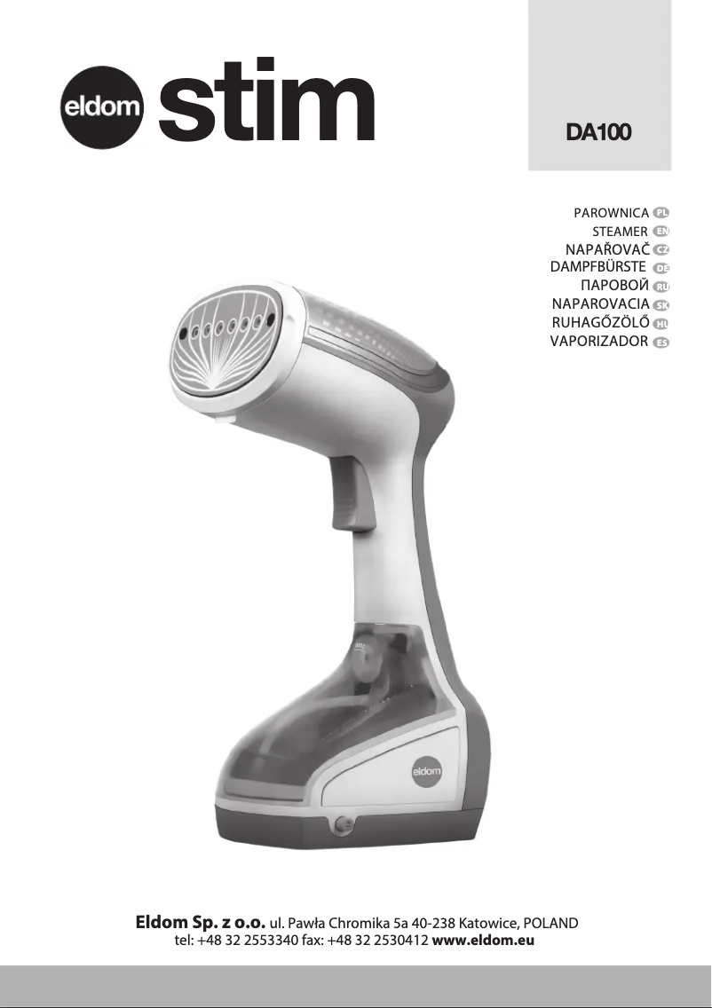 Page 1 de la notice Manuel utilisateur Eldom STIM DA100