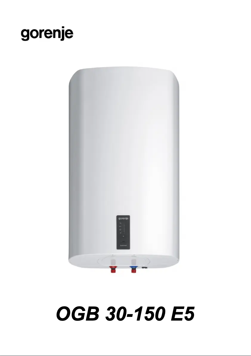 Page 1 de la notice Manuel utilisateur Gorenje OGB100OR