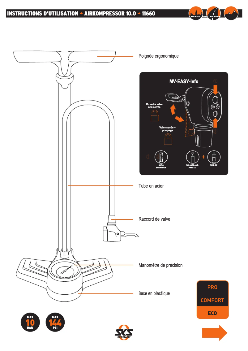 Página 1 del manual Manual de usuario SKS Airkompressor 10.0