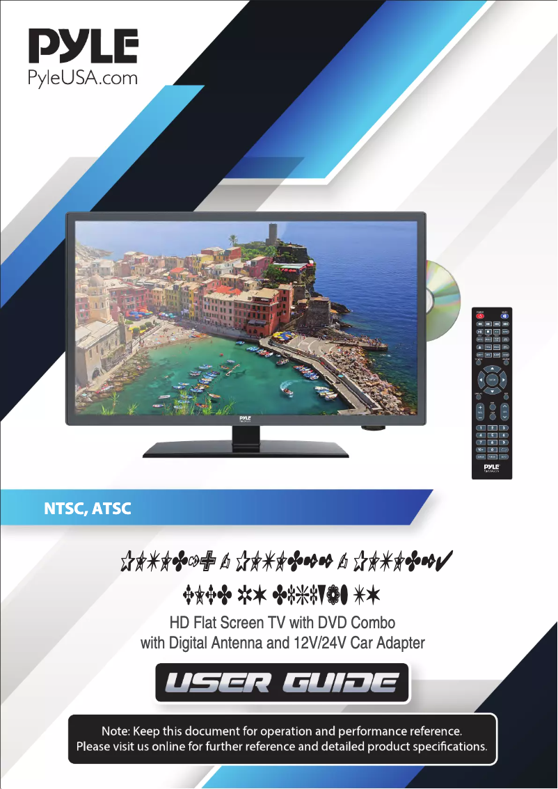 Page 1 de la notice Manuel utilisateur Pyle PLTLD22