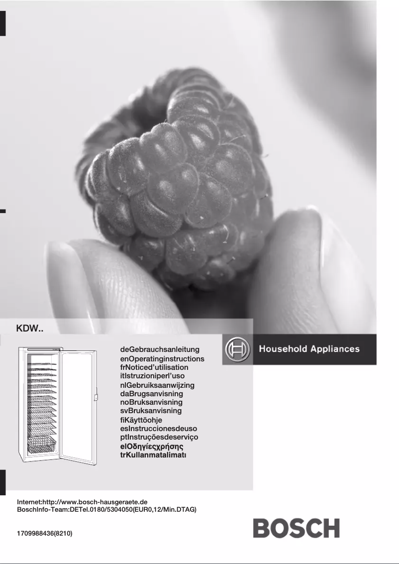 Image de la première page du manuel de l'appareil KDW40492