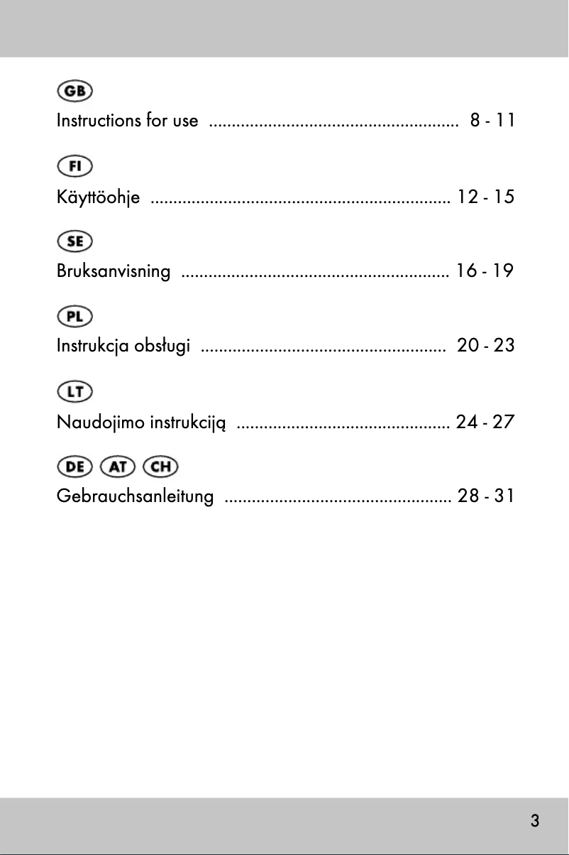 Page n°1 - Manuel utilisateur Crivit IAN 330434