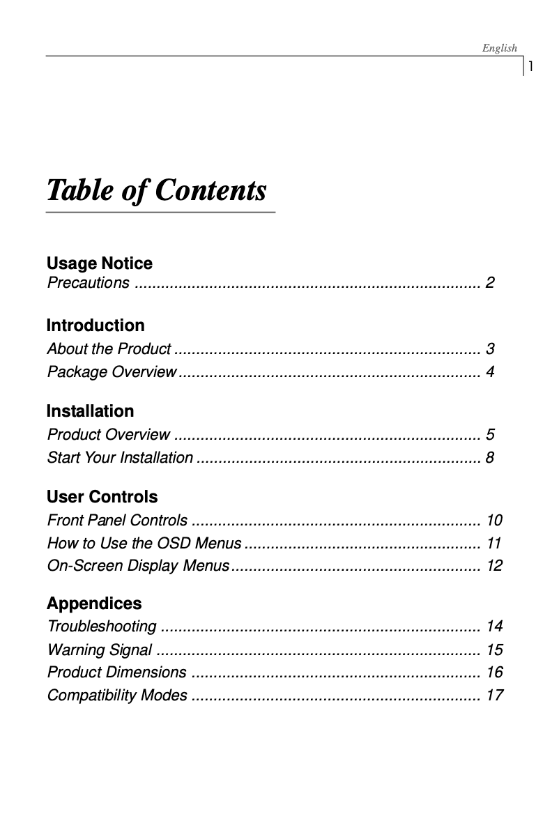Page 1 de la notice Manuel utilisateur V7 LTV20H