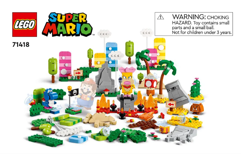 Page 1 of the manual User Manual Lego Super Mario 71418