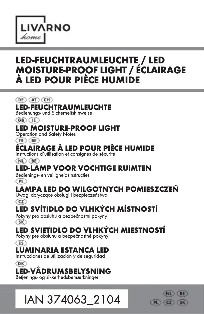 Image de la première page du manuel de l'appareil HG08649