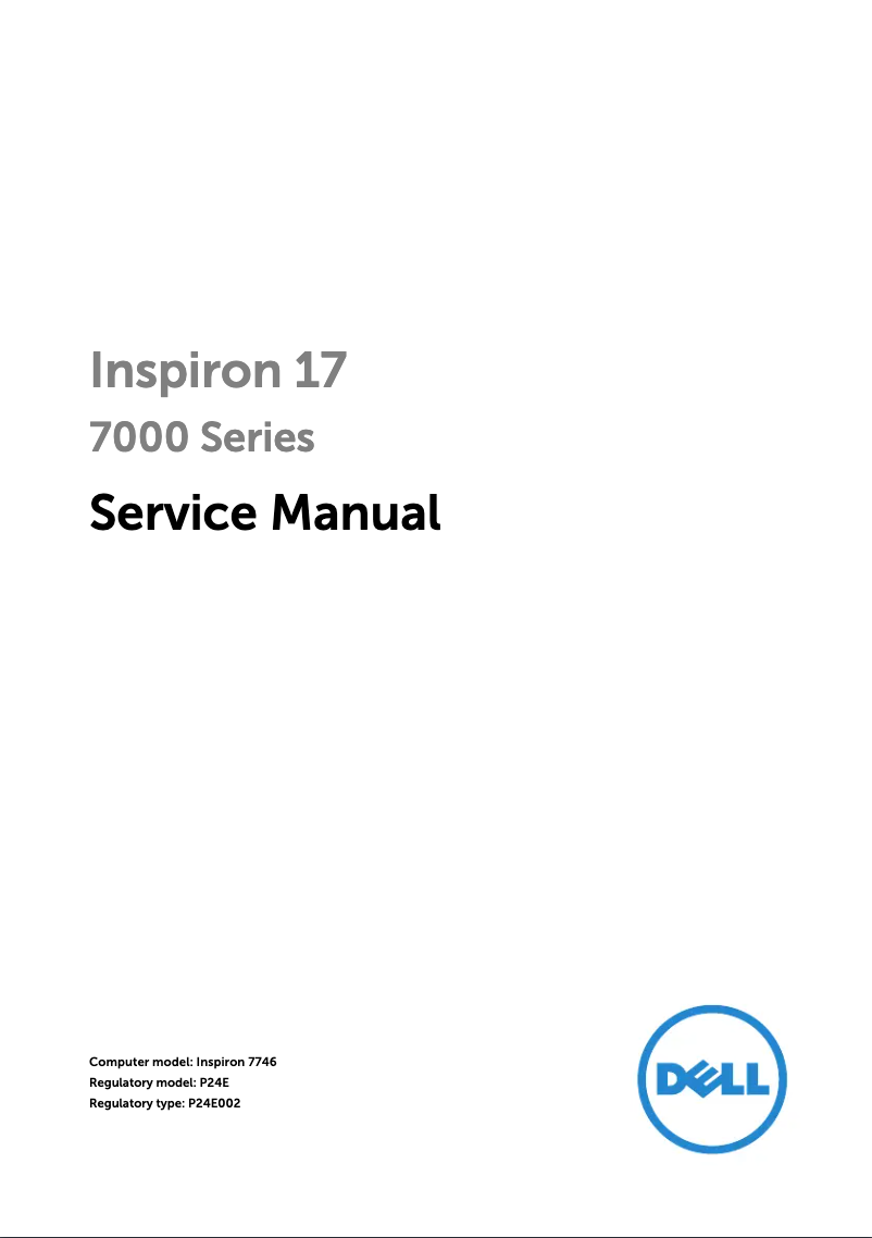 Page 1 de la notice Mode d'emploi Dell Inspiron 7746