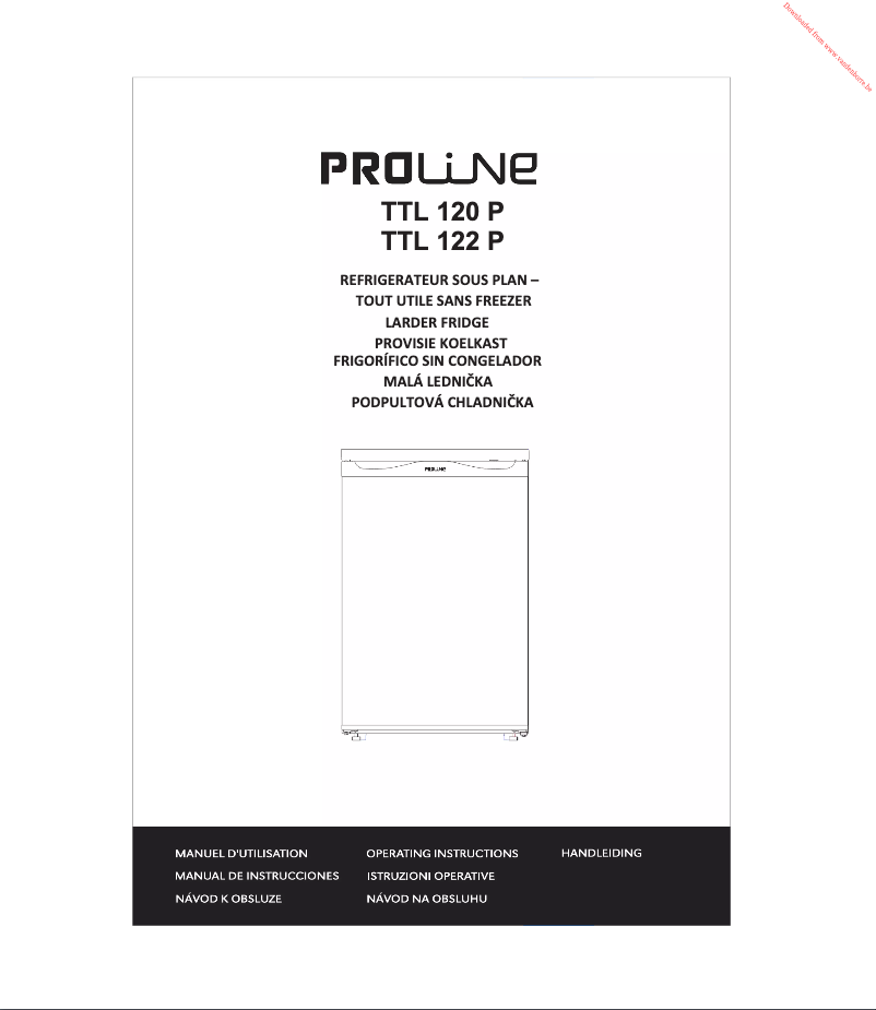 Imagen de la primera página del manual del dispositivo TTL 120 P