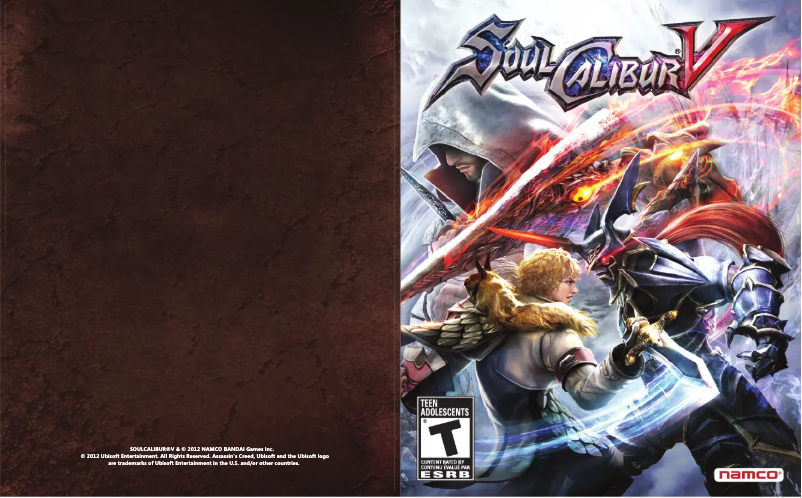 Page n°1 - Manuel utilisateur Sony Soul Calibur V (PS3)