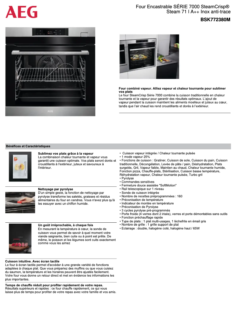 Imagen de la primera página del manual del dispositivo BSK772380M