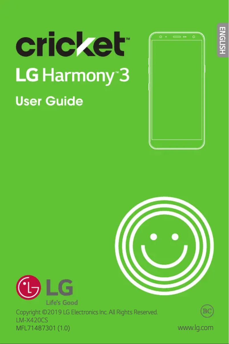 Página 1 del manual Manual de usuario LG Harmony 3
