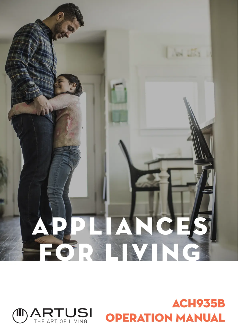 Image de la première page du manuel de l'appareil ACH935B