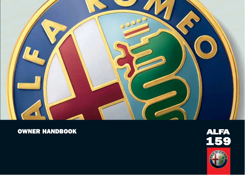 Page 1 de la notice Manuel utilisateur Alfa Romeo 159 (2007)