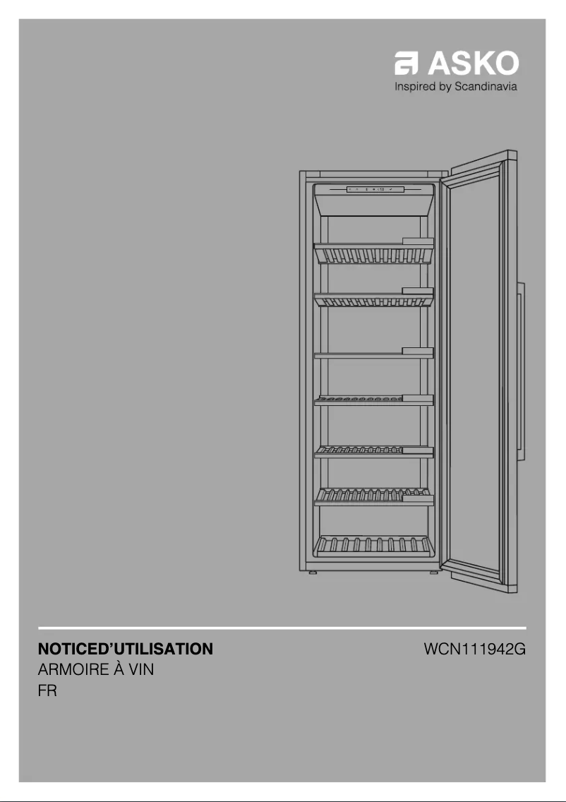 Page 1 de la notice Fiche technique Asko WCN111942G