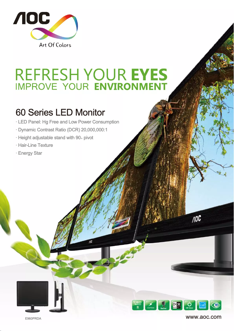 Image de la première page du manuel de l'appareil E960PRDA