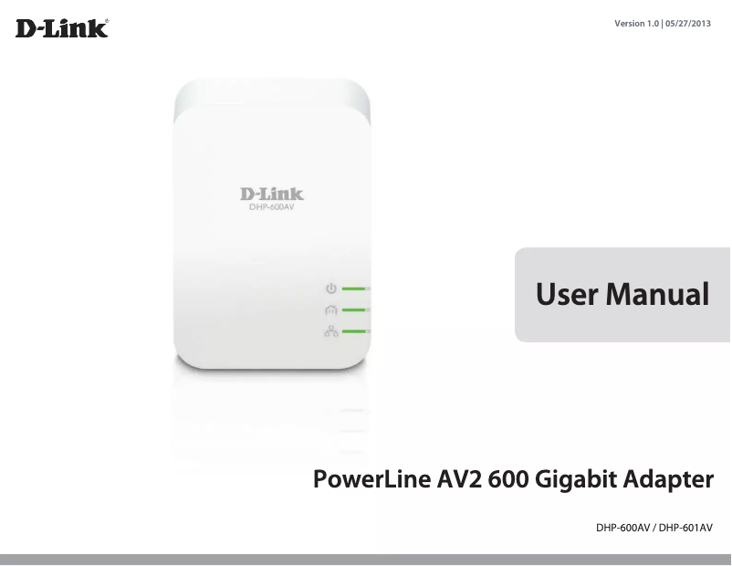 Página 1 del manual Manual de usuario D-Link DHP-601AC