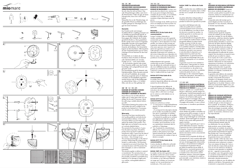 Page n°1 - Manuel utilisateur Miomare HG02001A
