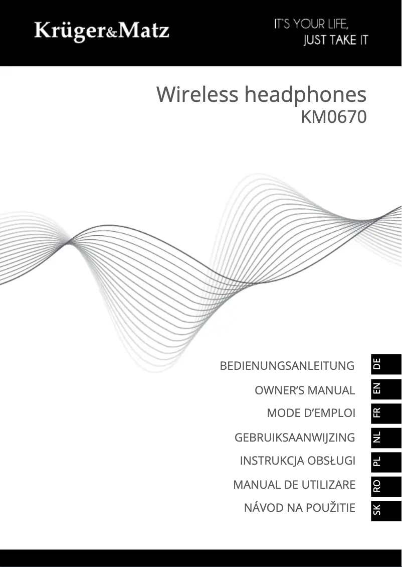 Página 1 del manual Manual de usuario Krüger&Matz KM0670