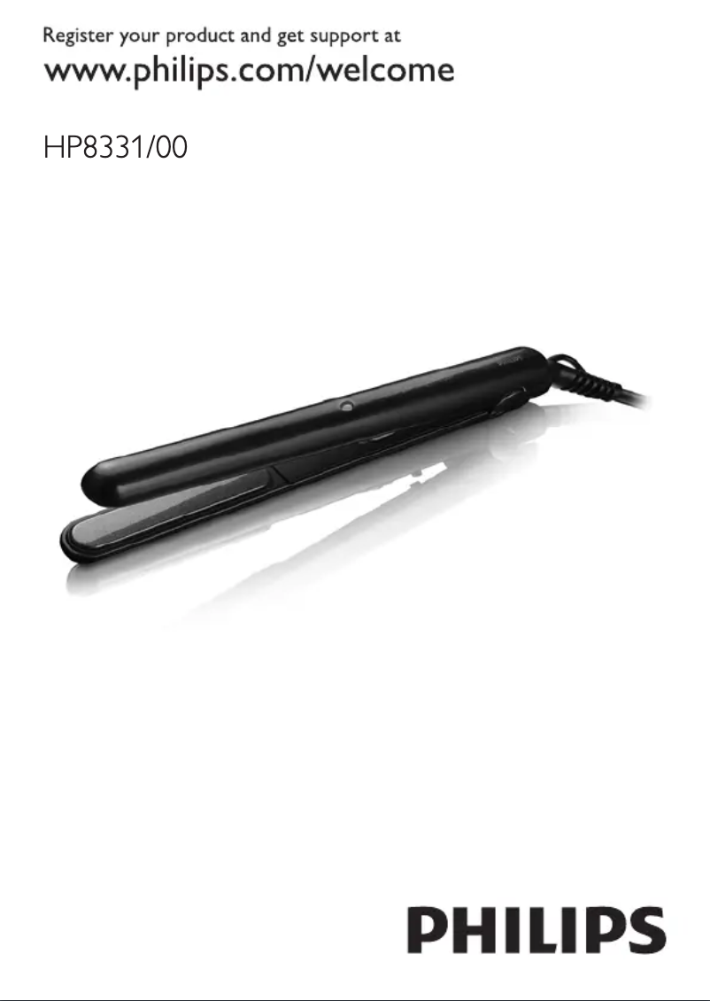 Image de la première page du manuel de l'appareil HP8331