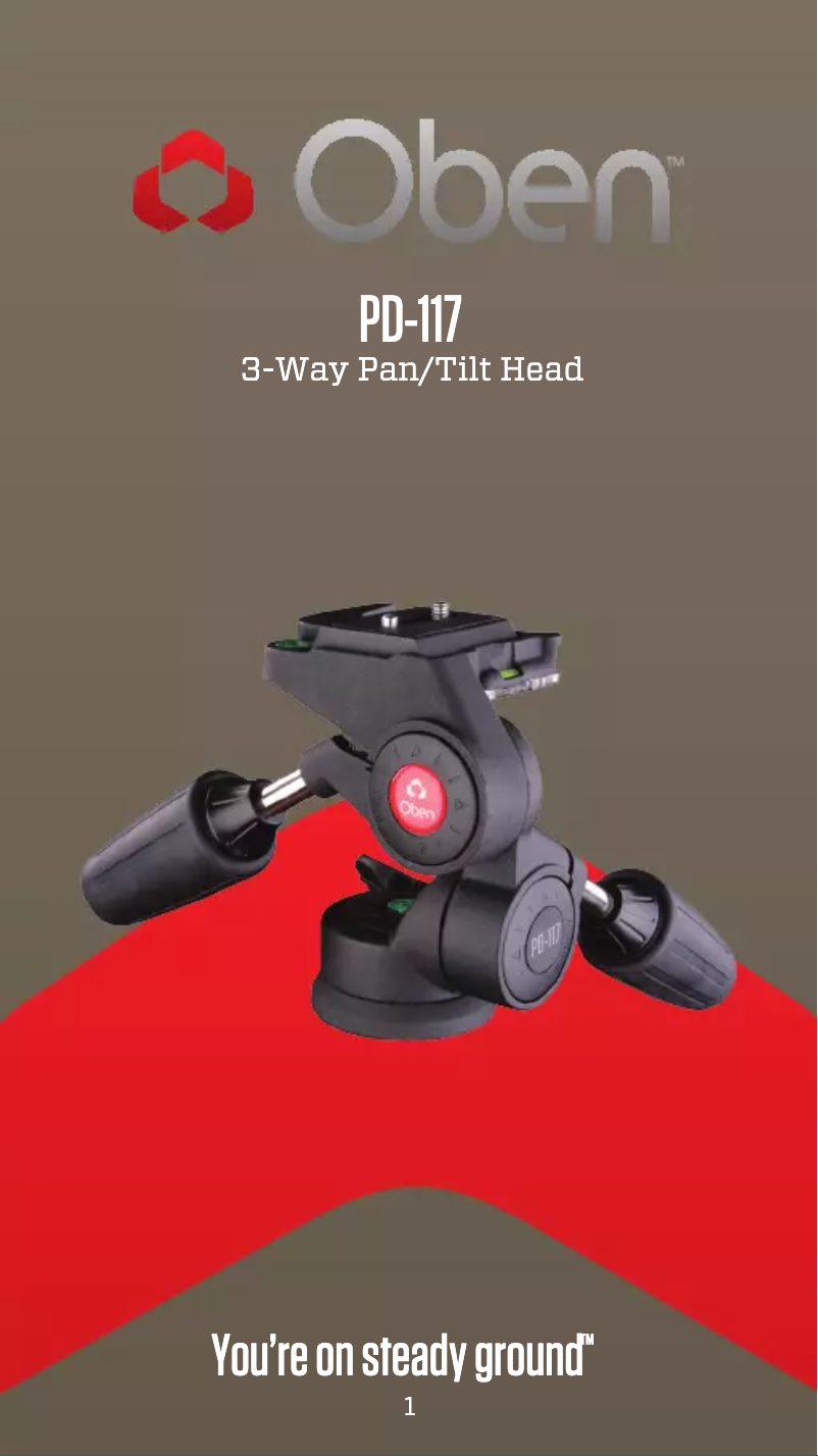 Page n°1 - Manuel utilisateur Oben PD-117