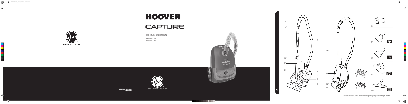 Page 1 de la notice Manuel utilisateur Hoover Capture TCP2010 019