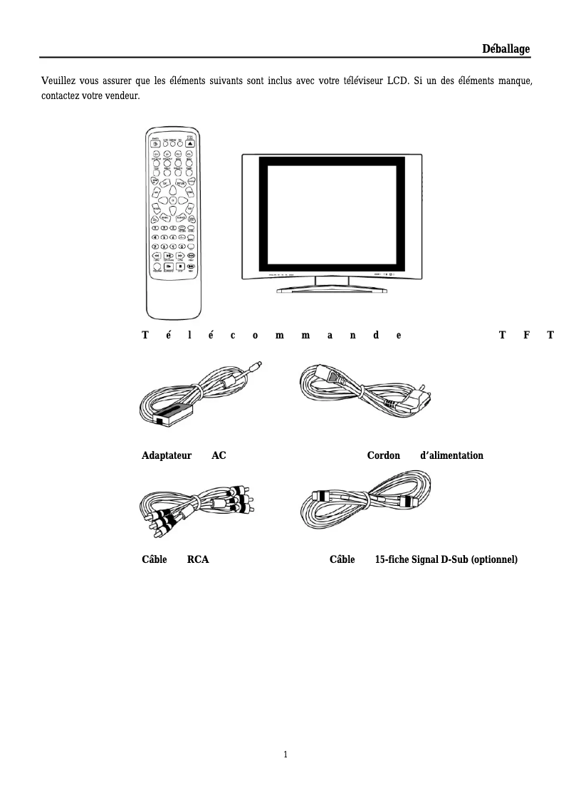 Página 1 del manual Manual de usuario Marquant TV-DVD2077