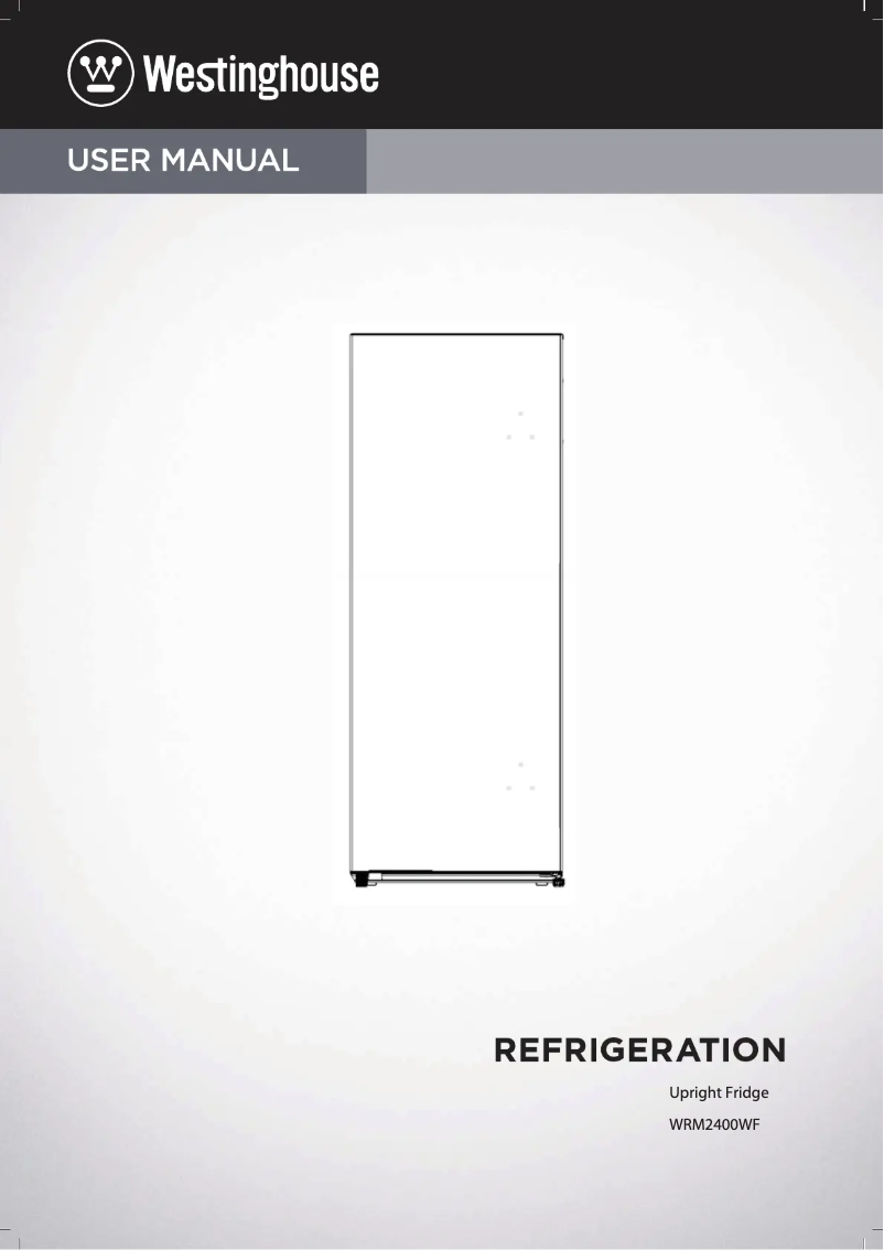 Image de la première page du manuel de l'appareil WRM2400WF