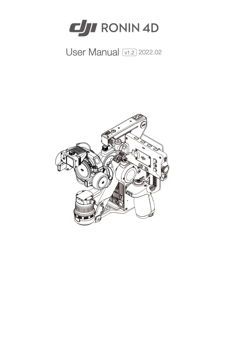Page n°1 - Manuel utilisateur DJI Ronin 4D
