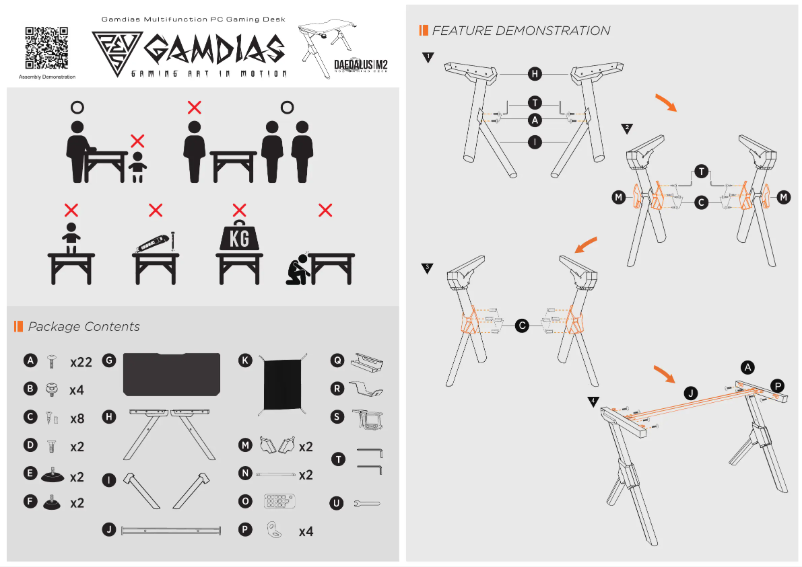 Page n°1 - Manuel utilisateur Gamdias Daedalus M2