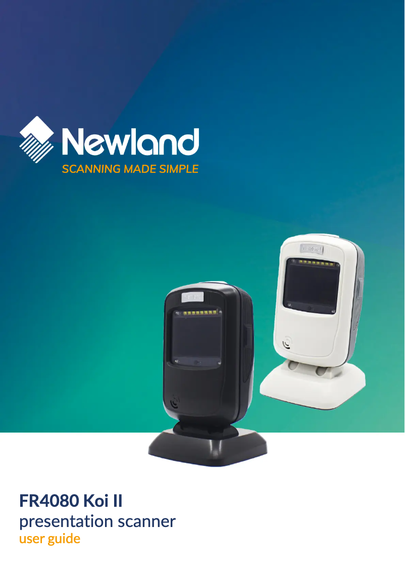 Página 1 del manual Manual de usuario Newland FR4080 Koi II