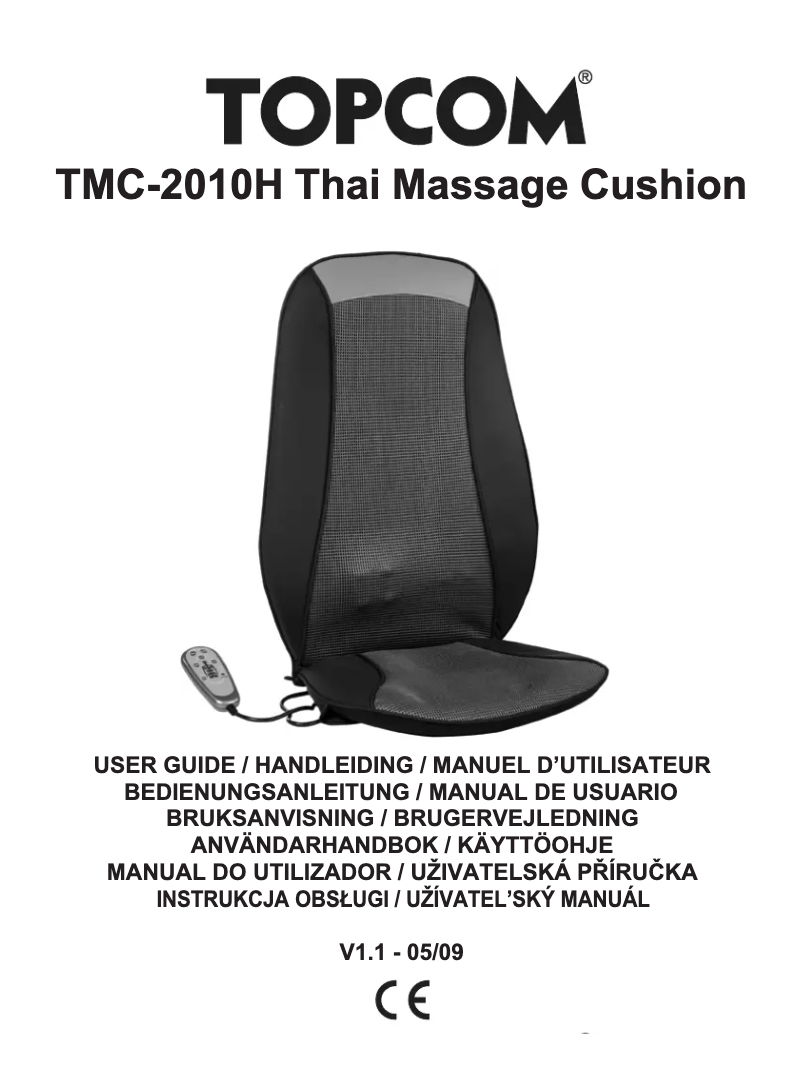 Image de la première page du manuel de l'appareil TMC-2010H