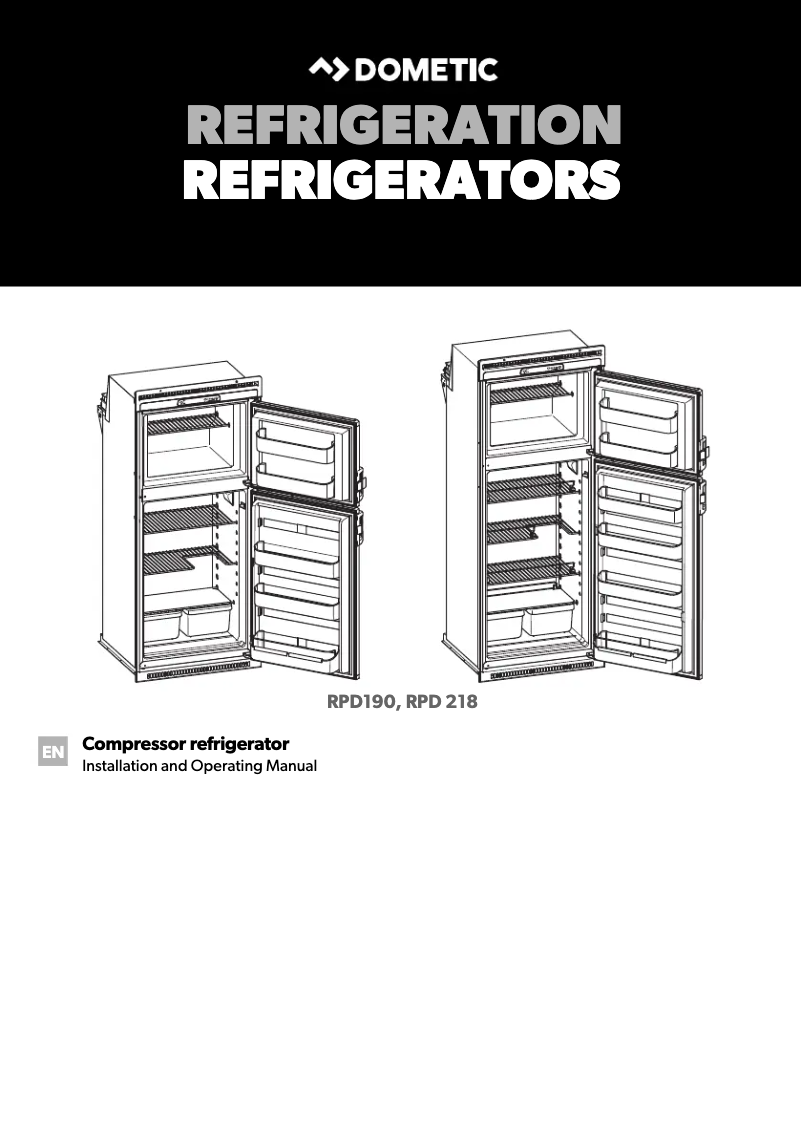 Imagen de la primera página del manual del dispositivo CoolMatic RPD 218