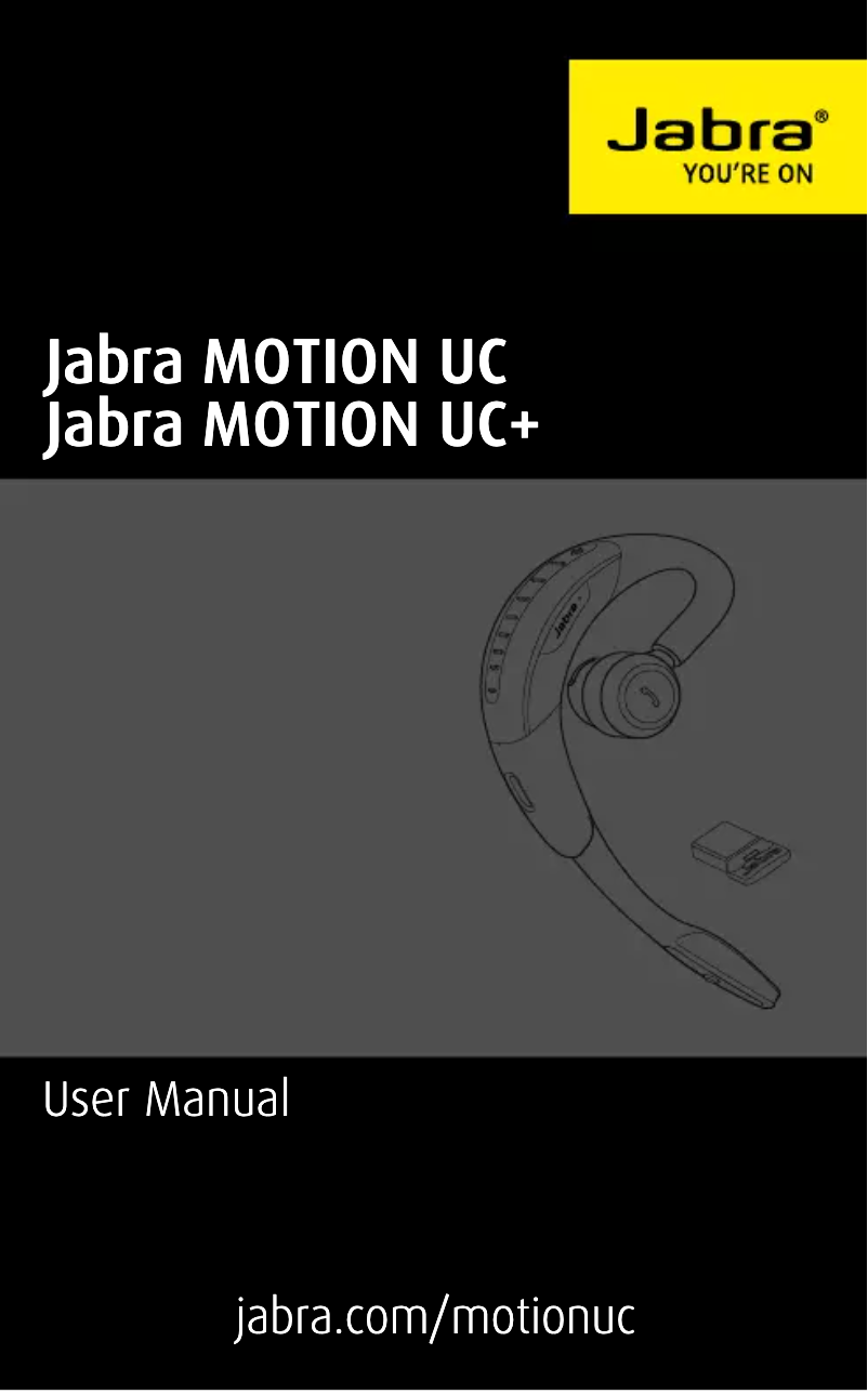 Página 1 del manual Manual de usuario Jabra Motion UC (Retail Version)