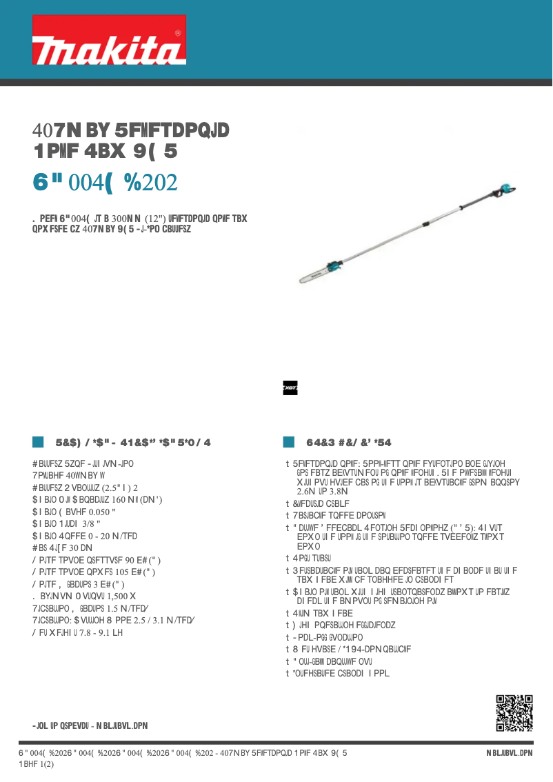 Image de la première page du manuel de l'appareil UA004G
