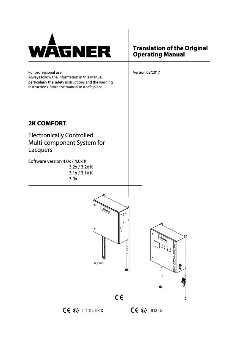 Image de la première page du manuel de l'appareil 2K COMFORT