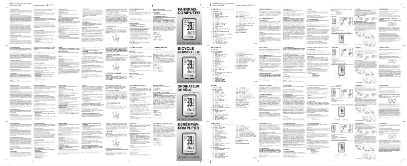 Image de la première page du manuel de l'appareil Prophete BW 020