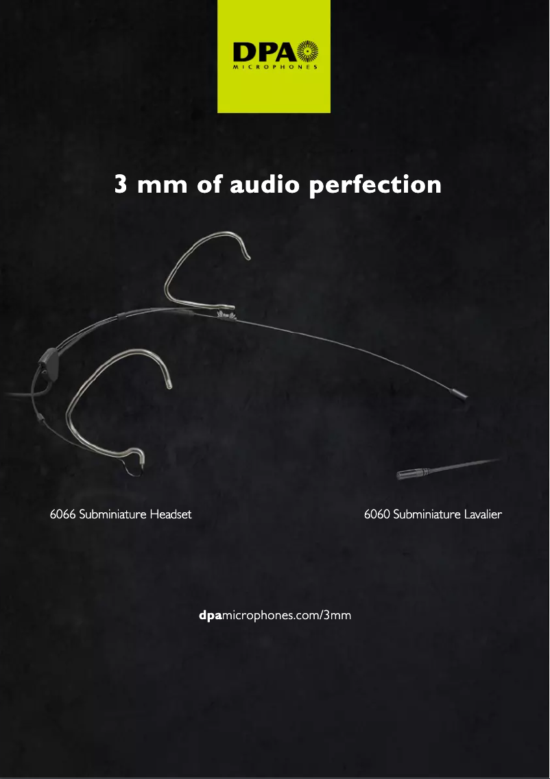 Page n°1 - Manuel utilisateur DPA D:screet Core 6066