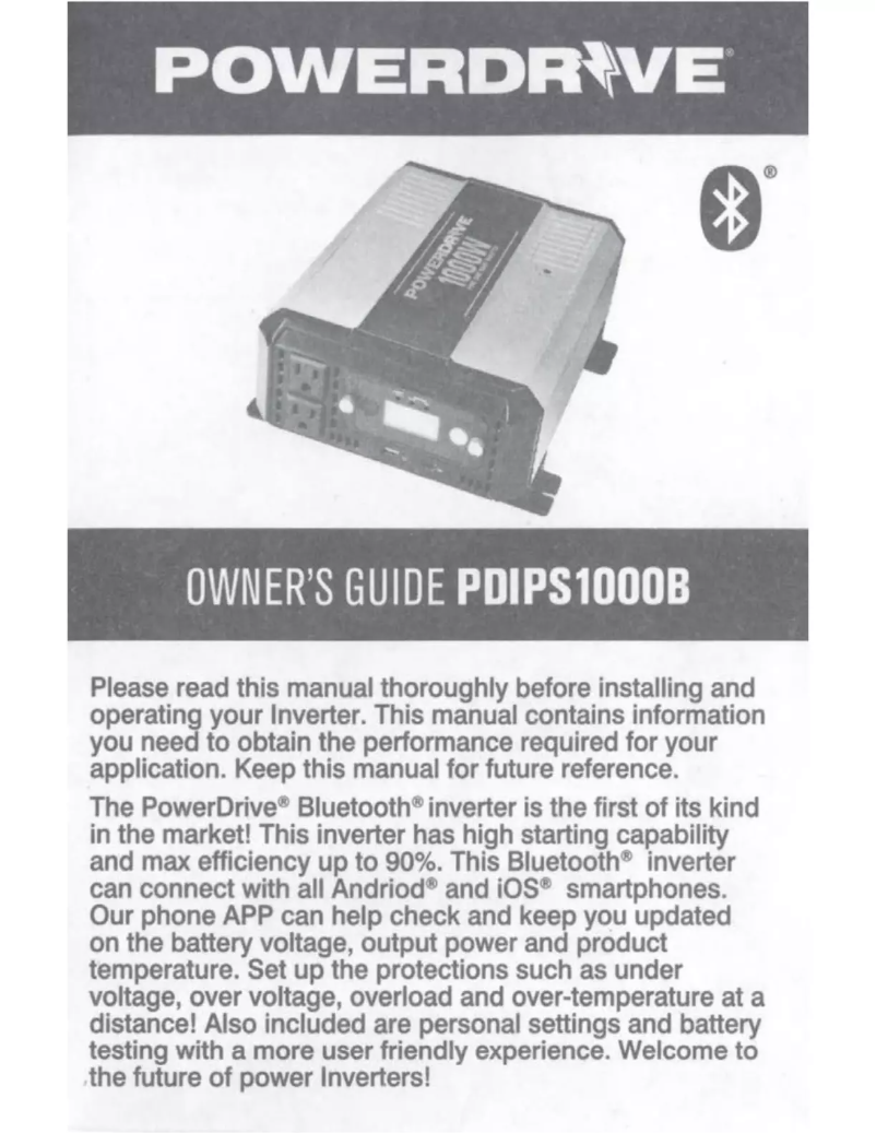 Image de la première page du manuel de l'appareil PDIPS1000B