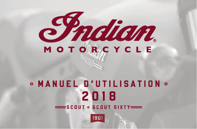 Página 1 del manual Manual de usuario Indian Scout Sixty (2018)