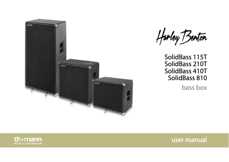 Image de la première page du manuel de l'appareil SolidBass 810