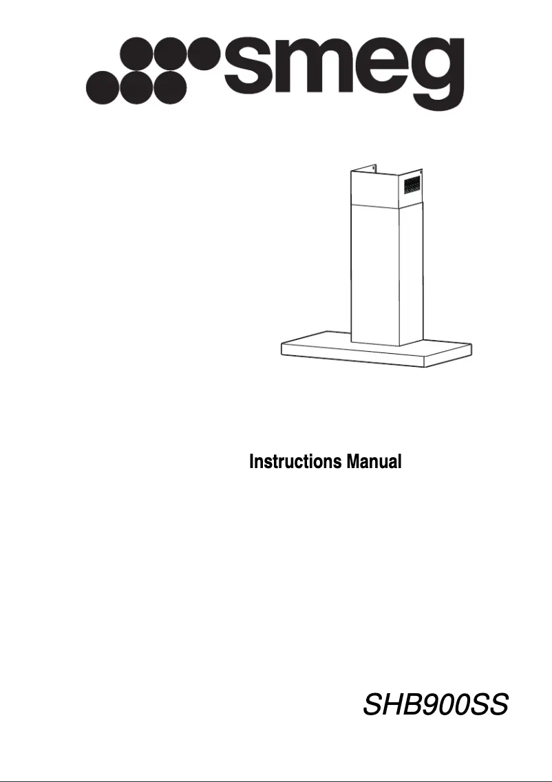 Image de la première page du manuel de l'appareil SHB900BL