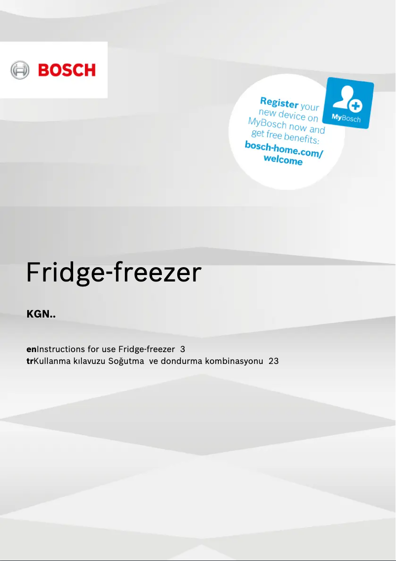 Imagen de la primera página del manual del dispositivo KGN76DI30M