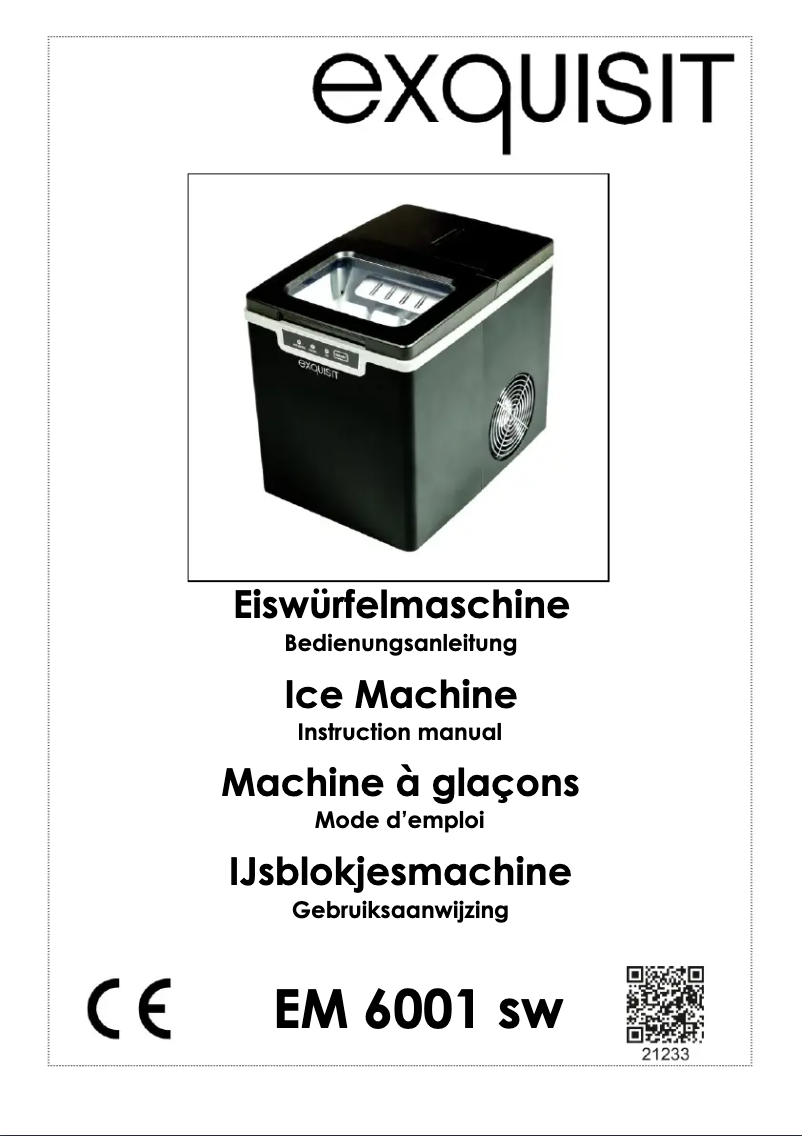 Image de la première page du manuel de l'appareil EM 6001 sw