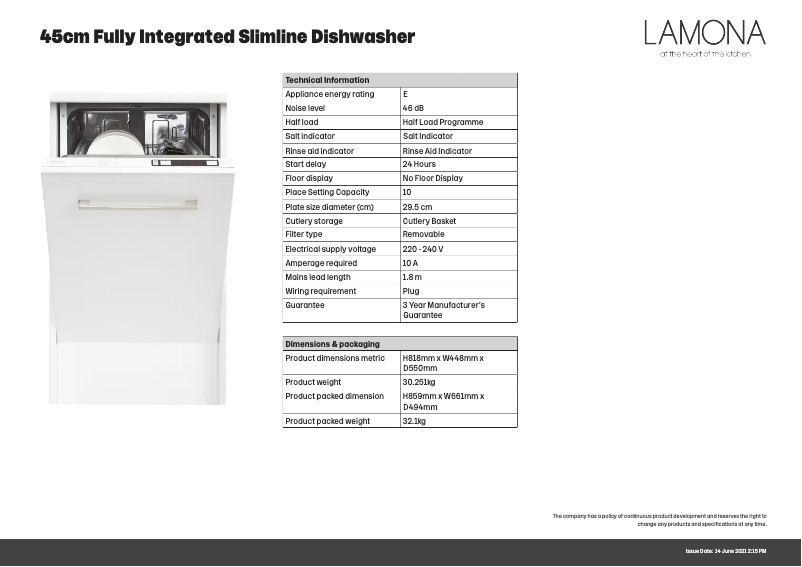 Image de la première page du manuel de l'appareil LAM8304