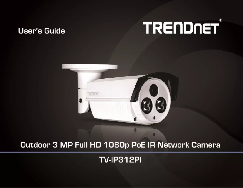 Page n°1 - Manuel utilisateur TRENDnet TV-IP312PI