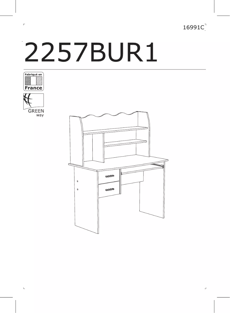 Page n°1 - Manuel utilisateur Parisot Lolita 2257BUR1