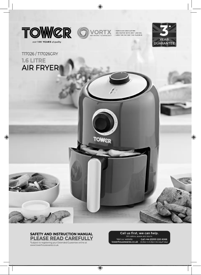 Page n°1 - Manuel utilisateur Tower Vortx T17126