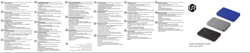 Page n°1 - Manuel utilisateur Trust Powernank 1800T